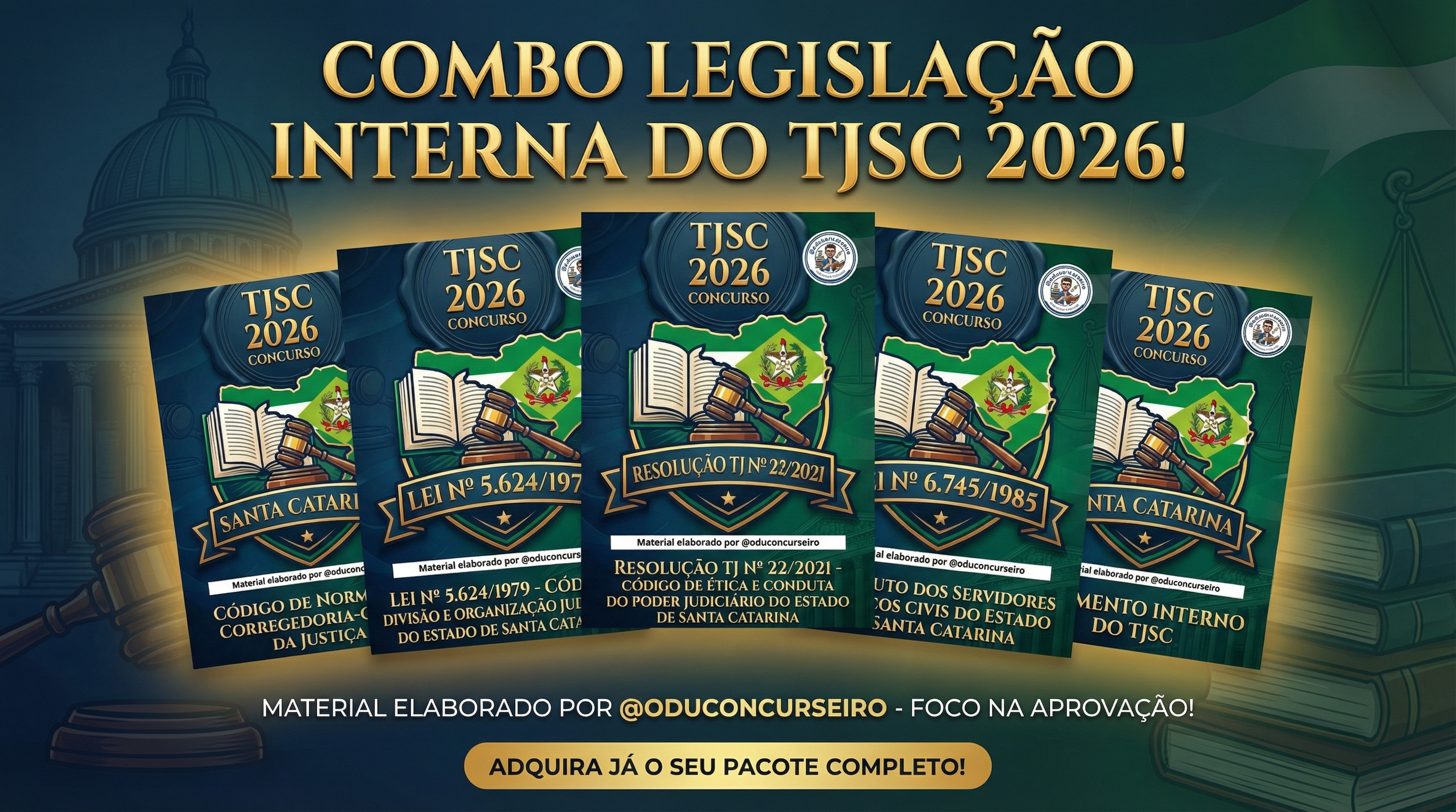Combo Legislação Interna do TJSC 2026