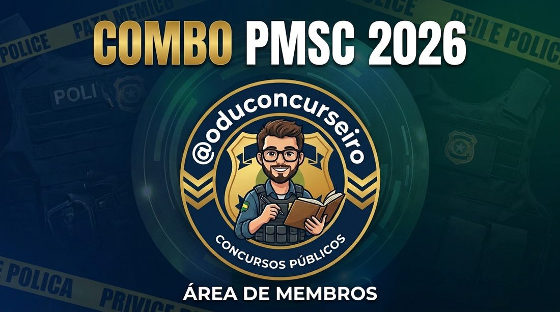 Combo PMSC 2026 — Área de Membros